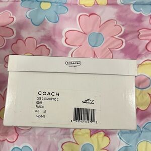 Coach Optic White Shoe Box